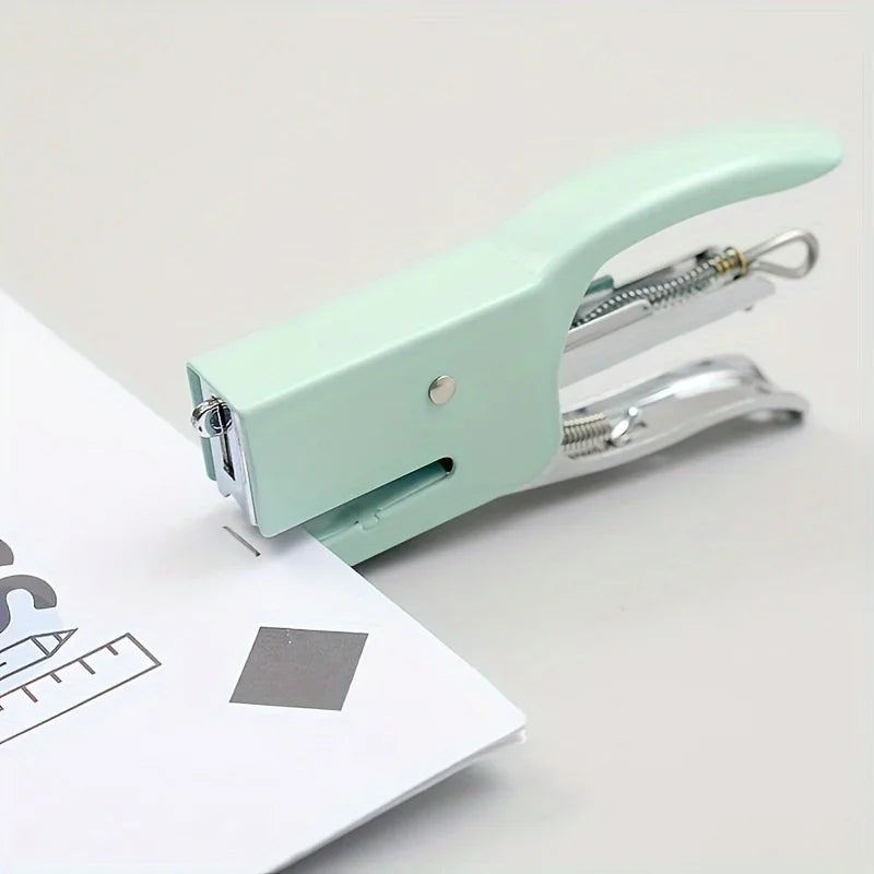 A Set Metal Hand-held Stapler No. 10 Office Stapler No nails stapleless stapler