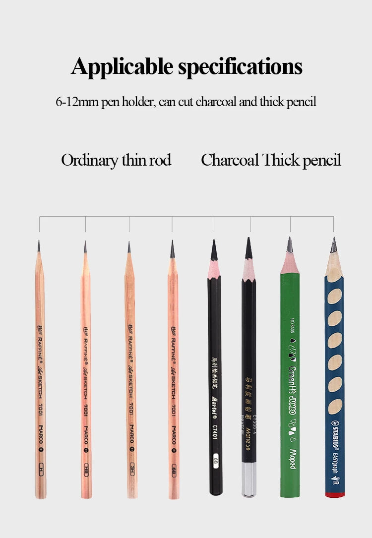 Tenwin Automatic Electric Pencil Sharpener For Colored Pencils Sharpen Mechanical Office School Supplies Stationery Free Ship