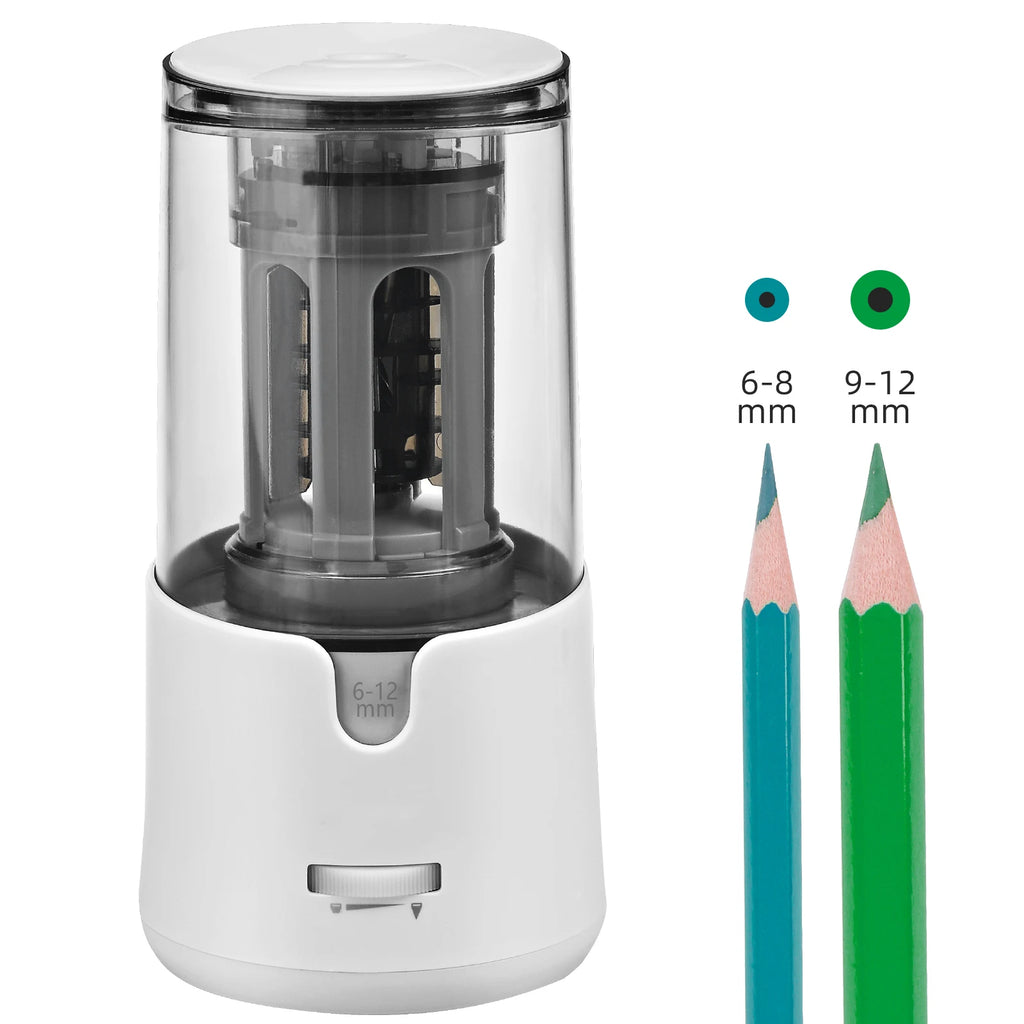 Tenwin Automatic Electric Pencil Sharpener For Colored Pencils Sharpen Mechanical Office School Supplies Stationery Free Ship