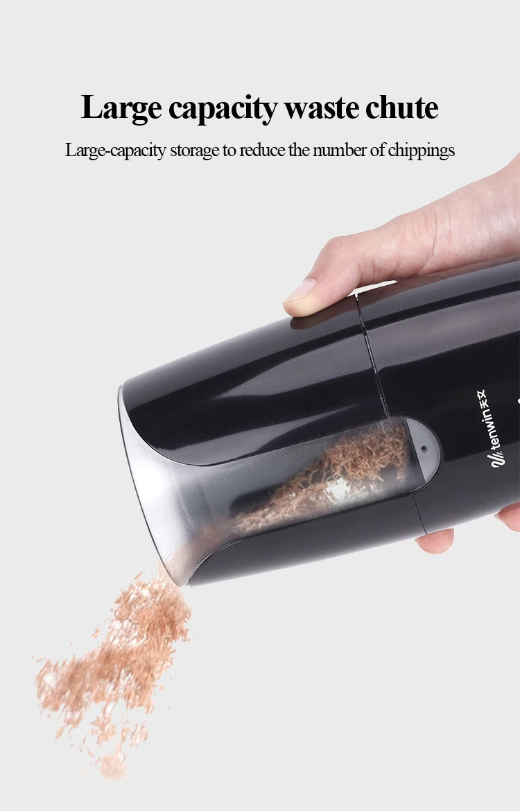 Tenwin Automatic Electric Pencil Sharpener For Colored Pencils Sharpen Mechanical Office School Supplies Stationery Free Ship