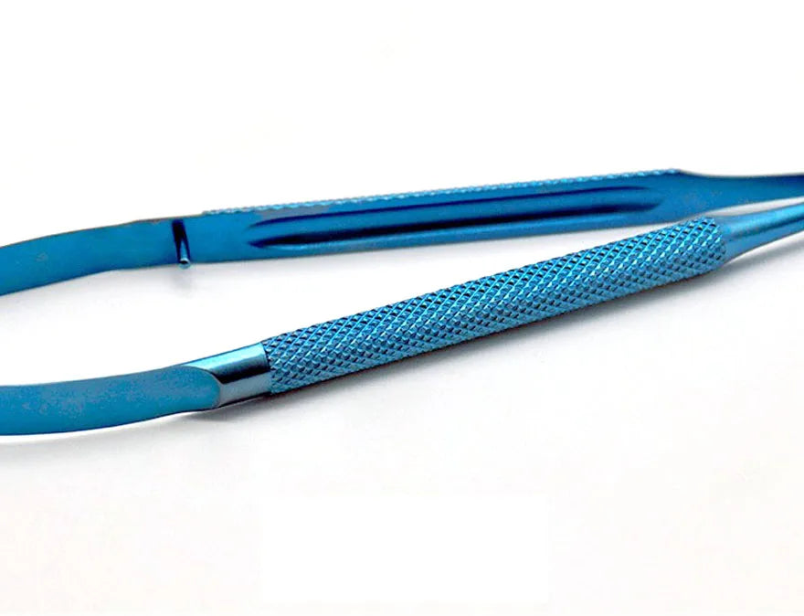 Titanium Aesthetic Plastic Surgery ophthalmic microsurgical scissors corneal scissors microsurgical scissors 12.5 / 14/16 /18cm