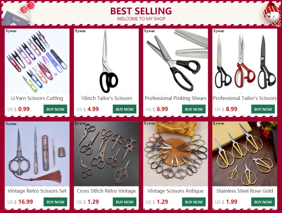 Pinking Shears Handled Professional Dressmaking Sewing DIY Craft Pinking Scissors Zig Zag Scissors Fabric Decorative Edge Tool