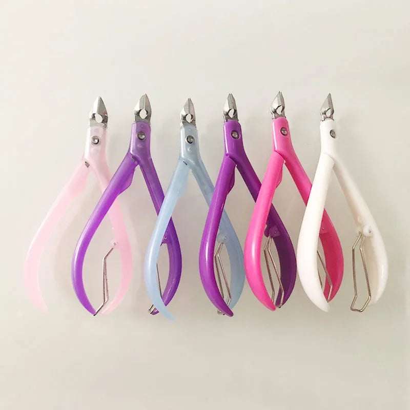 ABS Handle Toenail Ingrown Nail Art Cuticle Manicure Scissor Nipper Clipper Edge Cutter Plier Tool Pedicure Dead Skin Remover