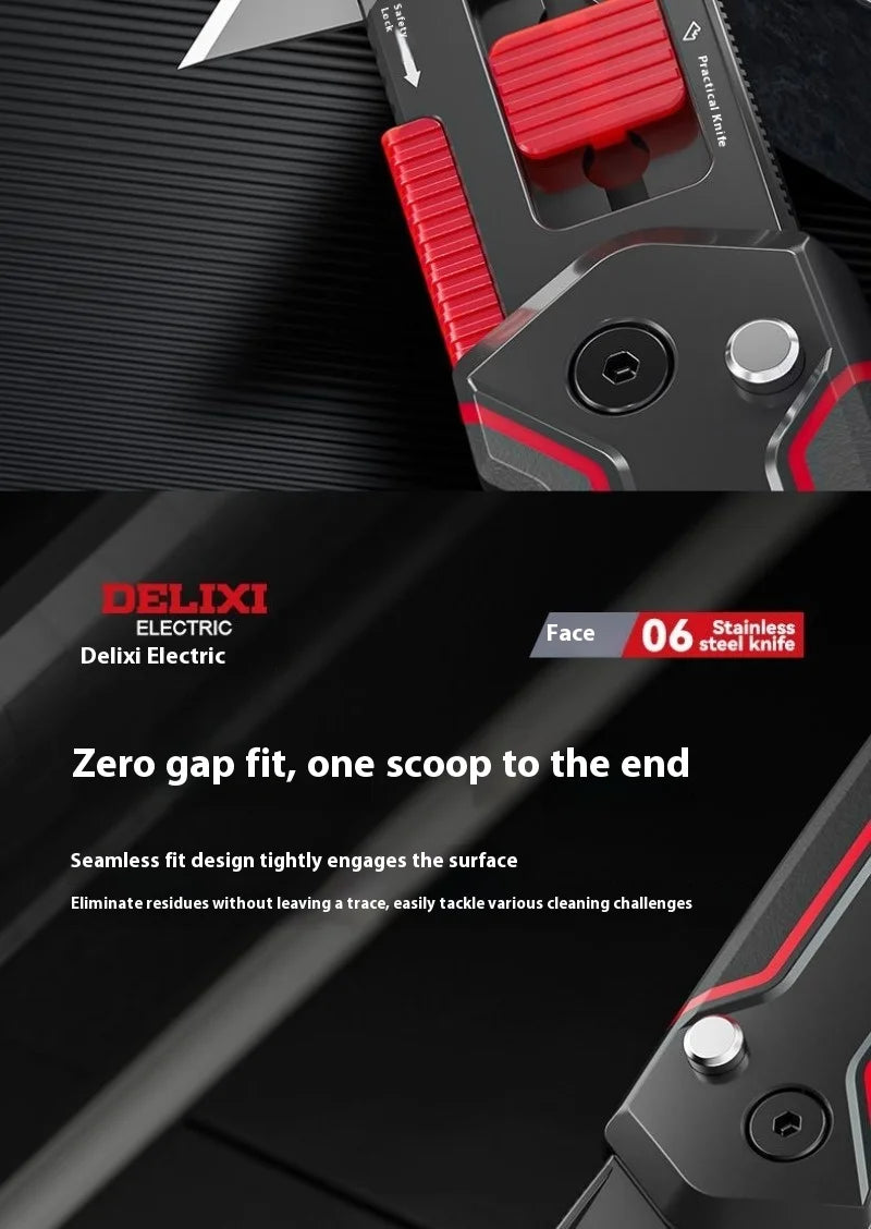 Xiaomi DELIXI Transforming Utility Knife Crafts Supplies Office Gadgets Multifunction Sharp Paper Cutting Stationery Supplies