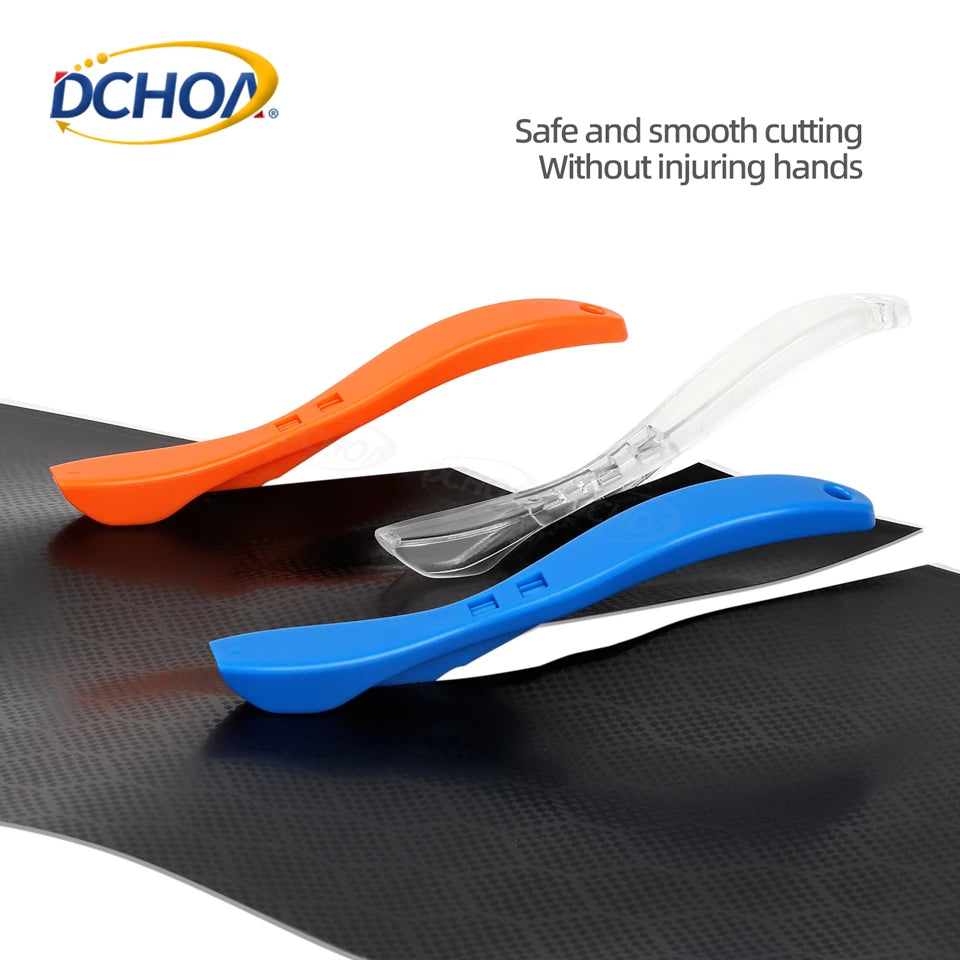 2PCS Paper Cutting Knife Car Vinyl Film Cutting Tools Safety Utility Knife Cutter Window Tint tools Car Accessories