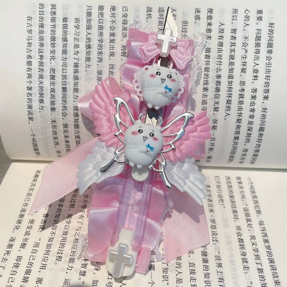 MINISO Chiikawa Nanka Chiisakute Kawaii Yatsu Kawaii Anime Cartoon Cute High-value Utility Knife Shooting Props Holiday Gifts