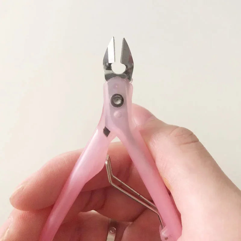 ABS Handle Toenail Ingrown Nail Art Cuticle Manicure Scissor Nipper Clipper Edge Cutter Plier Tool Pedicure Dead Skin Remover