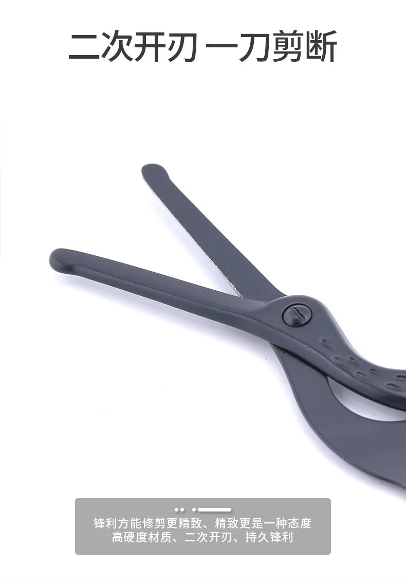 Makeup Scissors Facial Rounded Professional Stainless Steel Mustache Nose Hair Beard Eyebrows Eyelashes Trimming Clippers