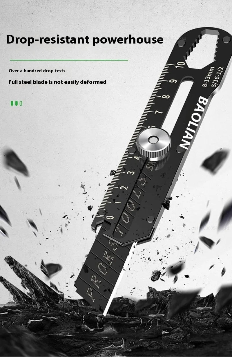 Xiaomi BAOLIAN Steel Utility Knife Multifunctional Knife Holder Paper Cutting Knife Wide Snap-Off Blades Opening Package Letter