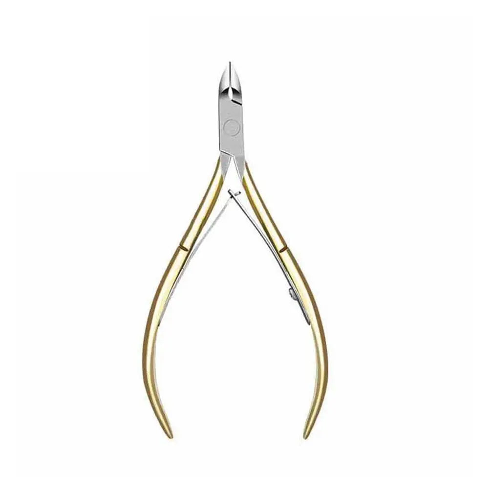 Stainless Steel Manicure Pedicure Trimmer Nailpop Nail Cuticle Scissors and Pusher Silver Dead Skin Scissor Nipper Clipper Tool