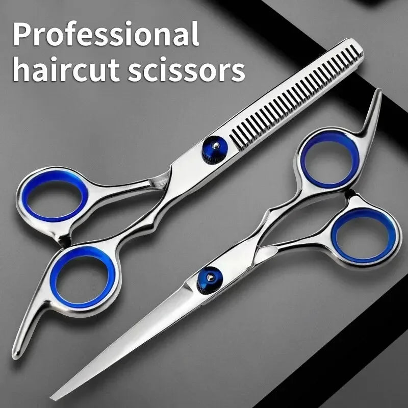 Professional Hairdressing Scissors Stainless Steel Hairdressing Cutting Thinning Scissors Barber Shear & Pet Grooming Scissors