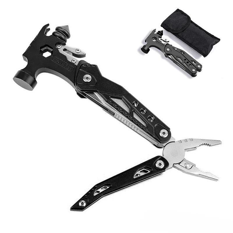 16-in-1 Multitool Hammer Outdoor Multi Tool Utility Knife Camping Survival Gear Gifts for Dad Christmas Gift To Husbands Men
