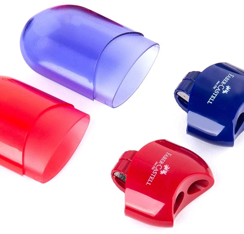 Double Hole and One Hole Pencil Sharpener Creative Transparent Pen Knife Kid Student Cutting Stationery School Supplies
