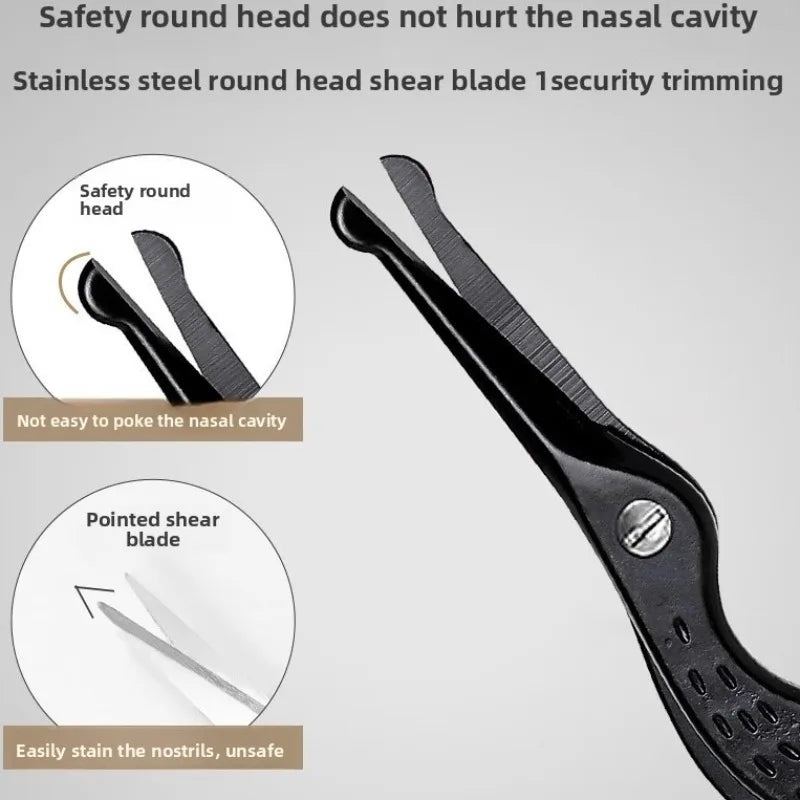 Makeup Scissors Facial Rounded Professional Stainless Steel Mustache Nose Hair Beard Eyebrows Eyelashes Trimming Clippers