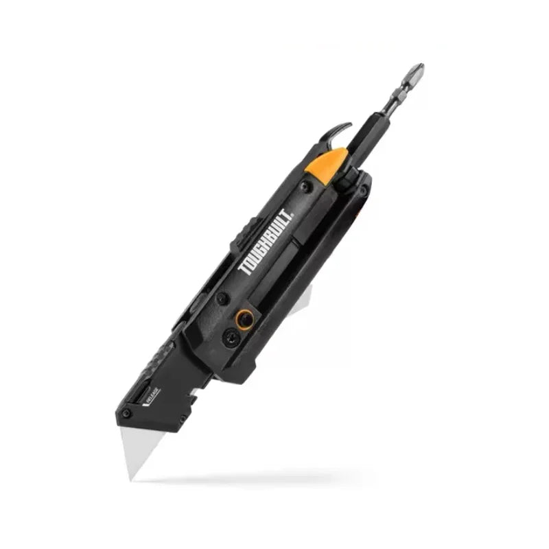 TOUGHBUILT TB-H4-12-IM 5 in 1 Electrician's Folding Knife Multifunctional Utility Knife With Bit Driver and Pry Bar Hand Tools