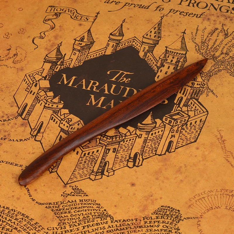1PCS Retro Wooden Letter Opener Brown Wooden Portalble Utility Knife Cutter Envelope Opener Mail Knife School Office Supplies