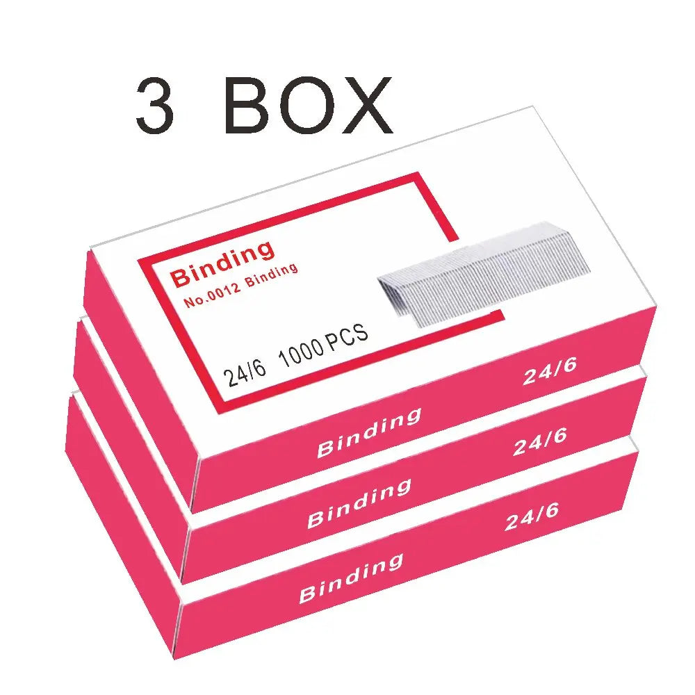 1-3Box Stapler 24/6  12# 10# No.12 No.10  office stationery staplerpapeleria Universal Mier Mil  micro  Universal stapler