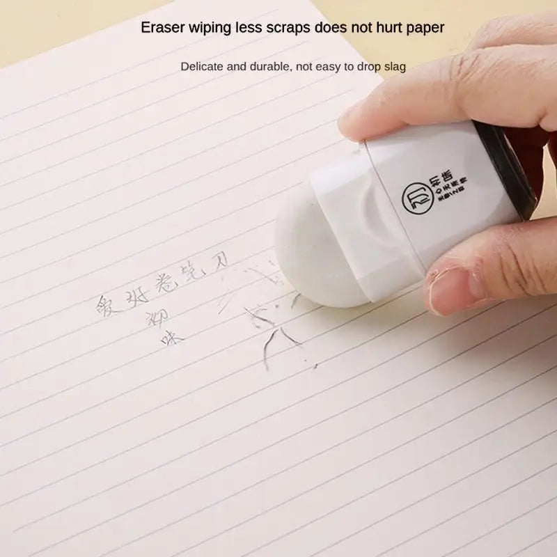 Multifunctional eraser Pencil Sharpener 2 in 1 Kawaii School Supplies Stationery Items Student Prize for Kids Gift