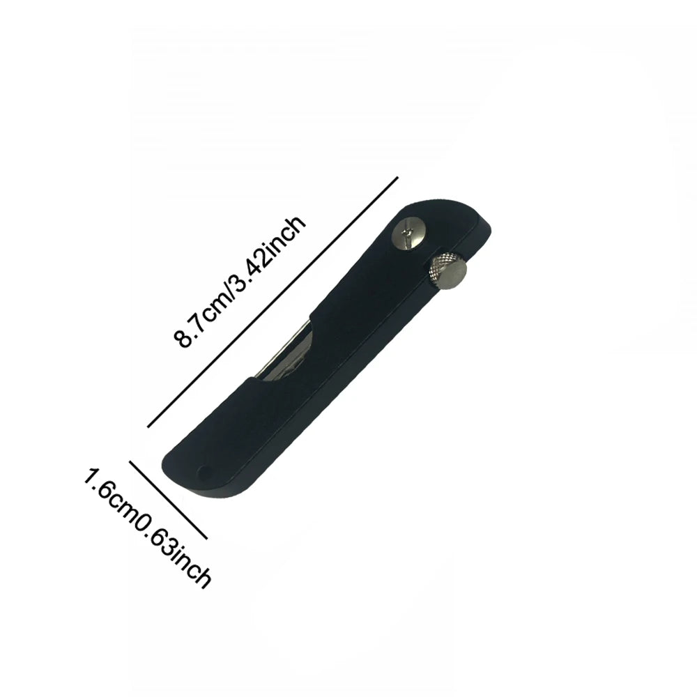 1 Set Multi-Tool Lock Metal Picks Utility Knife, Outdoor Compact Metal Tool, with Key Chain, for Essential Non-Electric Use