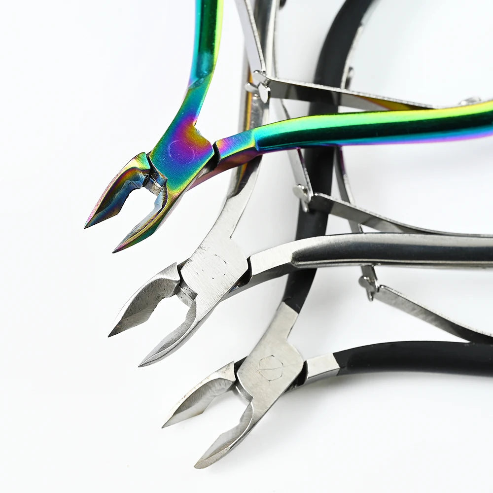 1pc Professional Cuticle Cutter Nail Nippers Scissors Manicure Pusher Pedicure Tong Dead Skin Remover Nail Cuticle Regrowth Tool