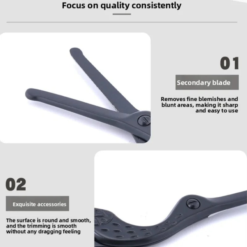 Makeup Scissors Facial Rounded Professional Stainless Steel Mustache Nose Hair Beard Eyebrows Eyelashes Trimming Clippers