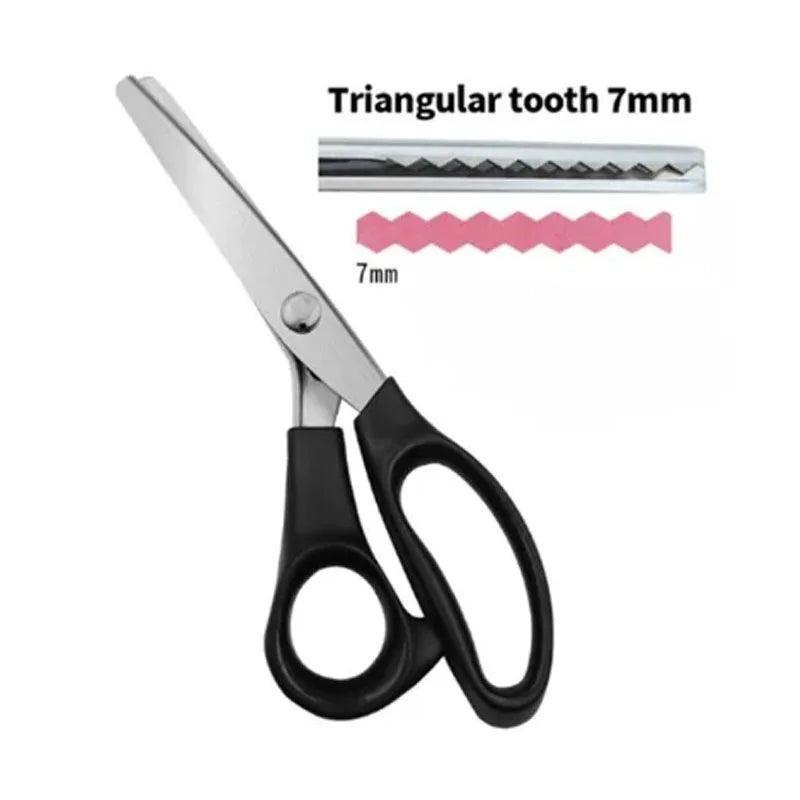 Tailor Scissors Pinking Shears Zig Zag Sewing Cut Serrated Lace Scissors Sewing Accessories Fabric Scissors DIY Sewing Tool