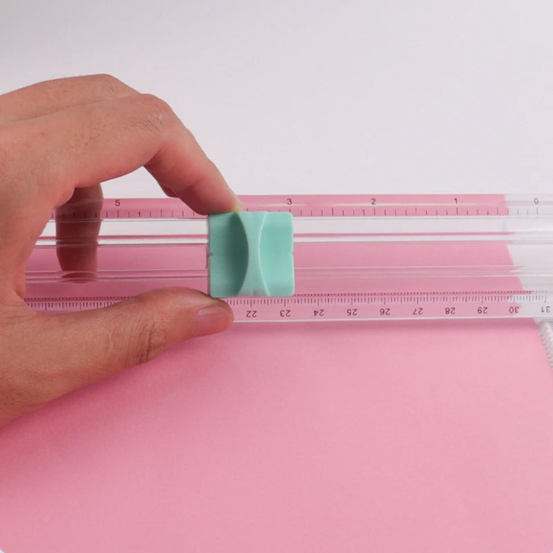 Triple Track A4 Paper Cutter Paper Trimmer Utility Knife Hidden Replacement Blades Photo A4 Paper Office Guillotine Card Trimmer