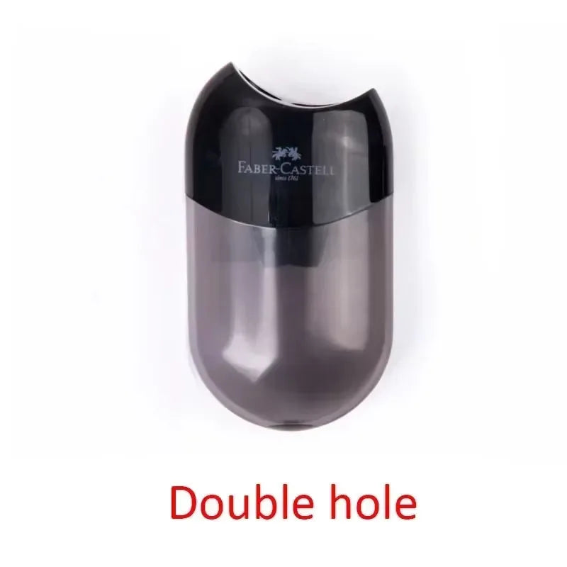 Double Hole and One Hole Pencil Sharpener Creative Transparent Pen Knife Kid Student Cutting Stationery School Supplies