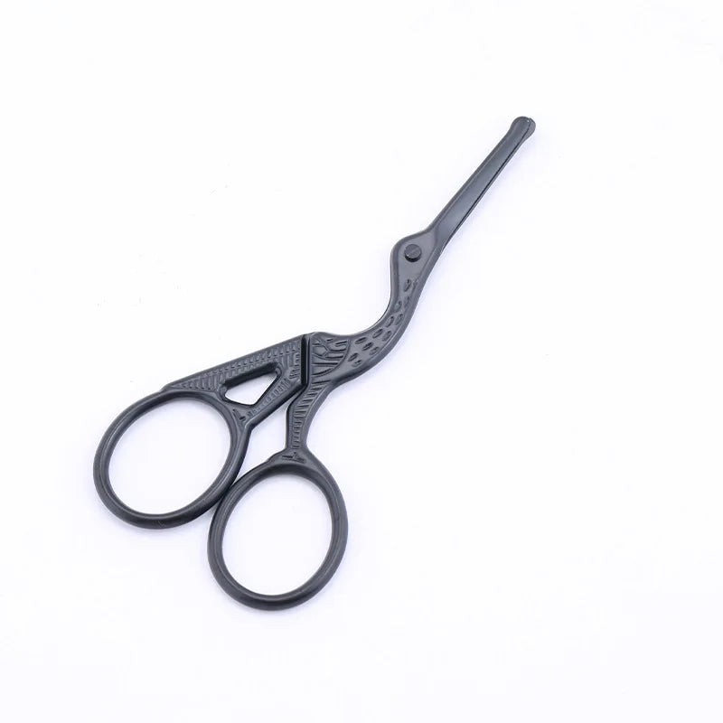 Makeup Scissors Facial Rounded Professional Stainless Steel Mustache Nose Hair Beard Eyebrows Eyelashes Trimming Clippers