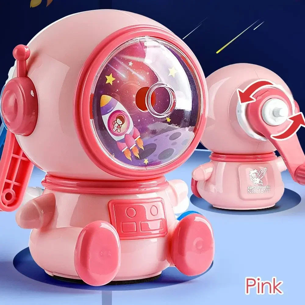 Cartoon Dinosaur Pencil Sharpener Hand-cranked Mechanical Tool Automatically Enters Lead Anti Sticking Lead Office Gift Student