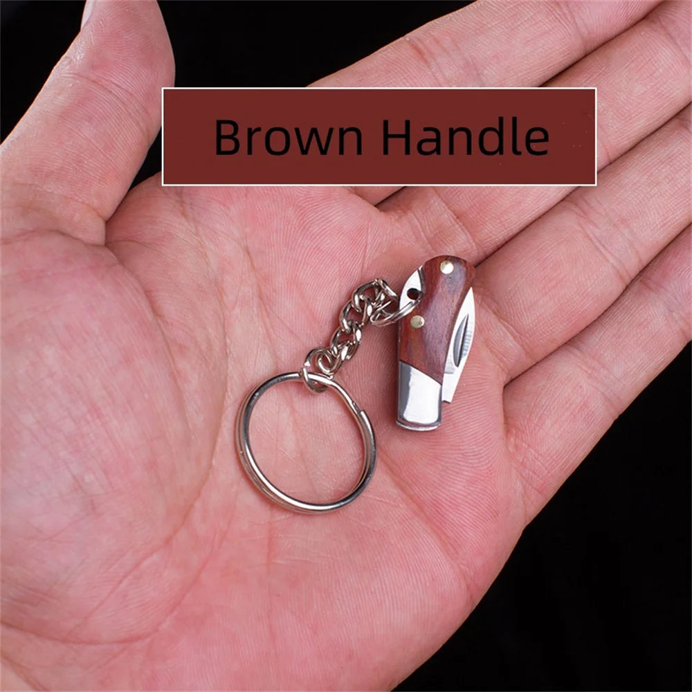 Unboxing Tool Pendant Stainless Steel Camping Pocket Knife Utility Knife Keyring Multi-Functional Mini Pocket Knife Keychain