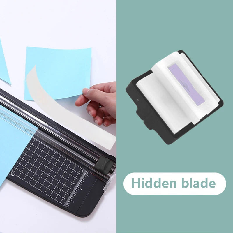 Triple Track A4 Paper Cutter Paper Trimmer Utility Knife Hidden Replacement Blades Photo A4 Paper Office Guillotine Card Trimmer