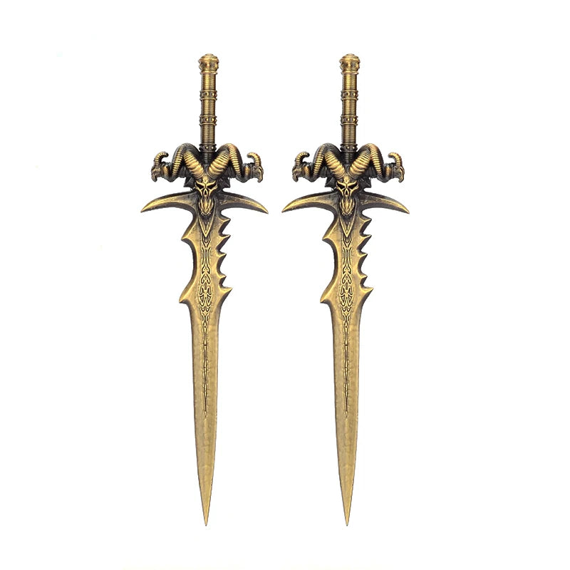 1PCS Goat Sword Zinc Alloy Letter Opener Mini Portalble Utility Knife Cutter Envelope Opener Mail Knife School Office Supplies