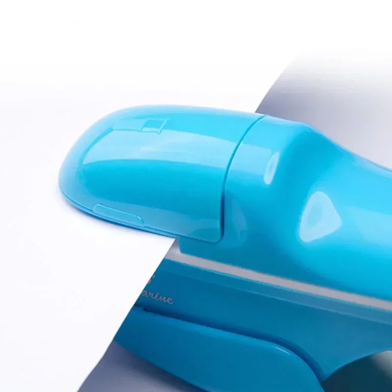Non-staple Stapler Stapling Machine Mini Cute Book Stapleless Stapler Paper Stapling Stapler Free Staple Needleless Staplers