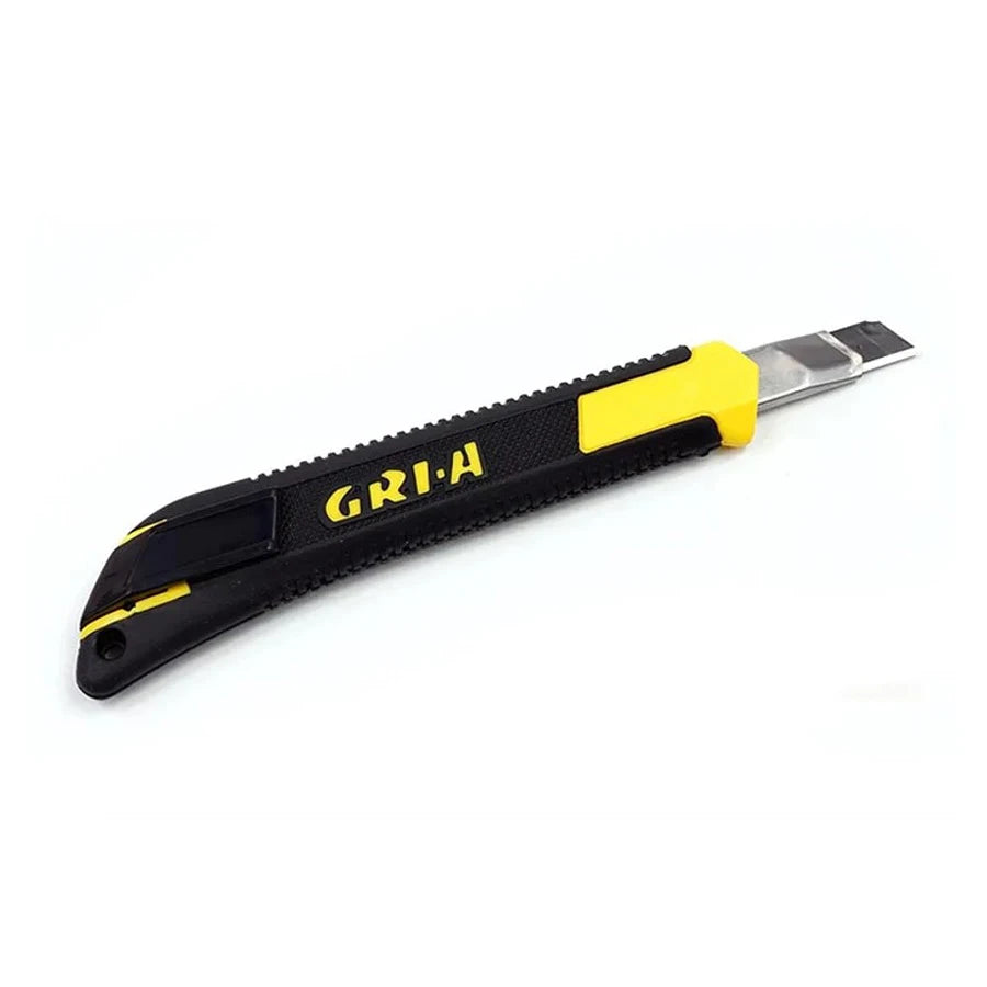TAJIMA LC360B 9mm A-type Stainless Steel Blade Utility Knife Push Button Rubber Handle Rugged Cutting Tool