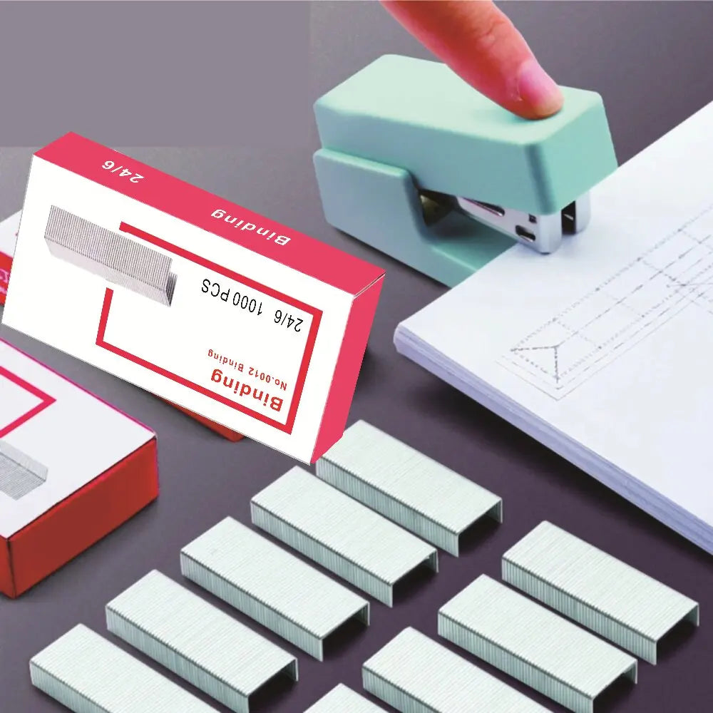 1-3Box Stapler 24/6  12# 10# No.12 No.10  office stationery staplerpapeleria Universal Mier Mil  micro  Universal stapler