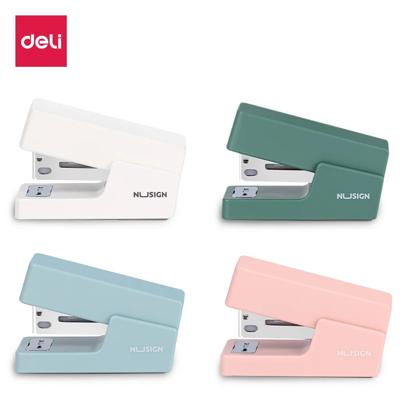 NUSIGN Portable Mini Stapler Set, Color Paper Binding Machine, Fashion Stationery, Office Supplies, 24/6, Staples