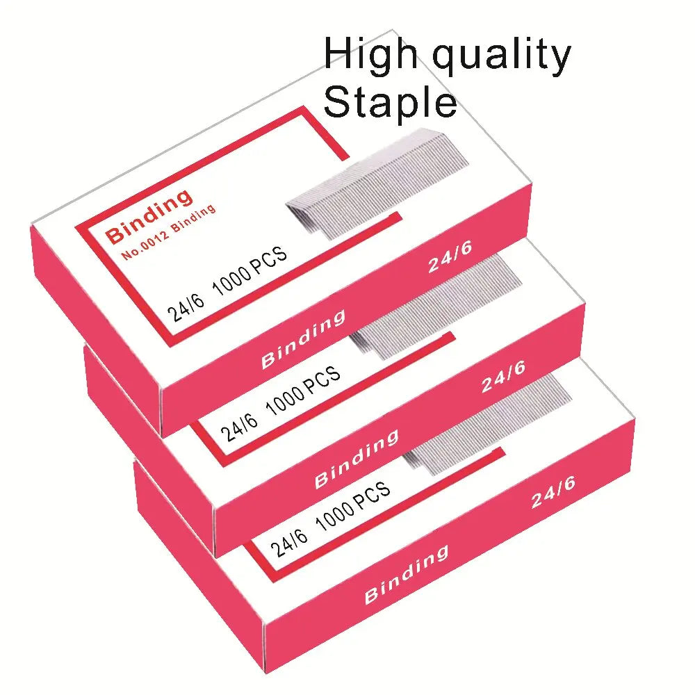 1-3Box Stapler 24/6  12# 10# No.12 No.10  office stationery staplerpapeleria Universal Mier Mil  micro  Universal stapler
