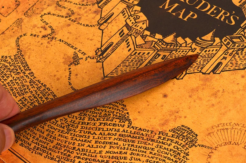 1PCS Retro Wooden Letter Opener Brown Wooden Portalble Utility Knife Cutter Envelope Opener Mail Knife School Office Supplies