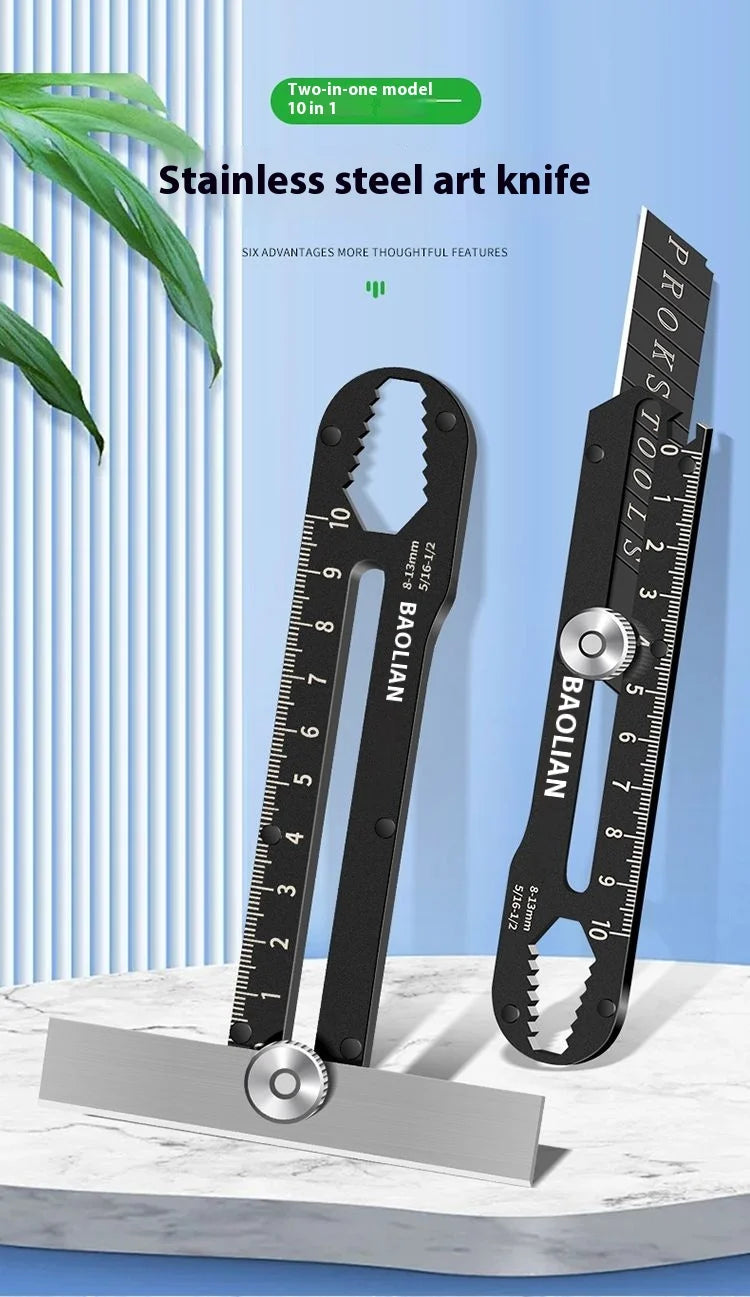 Xiaomi BAOLIAN Steel Utility Knife Multifunctional Knife Holder Paper Cutting Knife Wide Snap-Off Blades Opening Package Letter