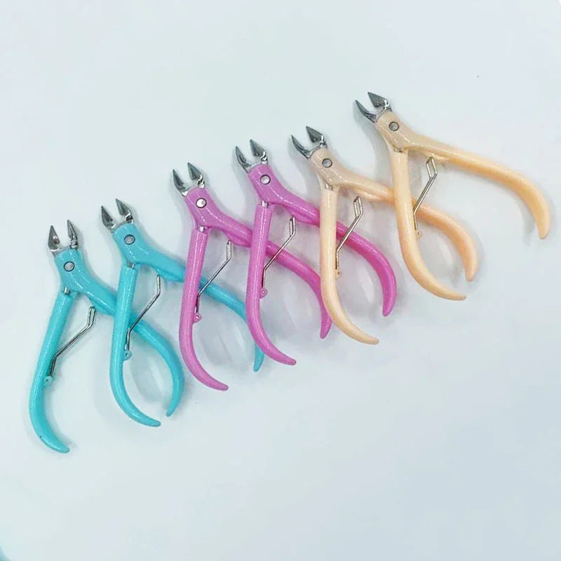ABS Handle Toenail Ingrown Nail Art Cuticle Manicure Scissor Nipper Clipper Edge Cutter Plier Tool Pedicure Dead Skin Remover