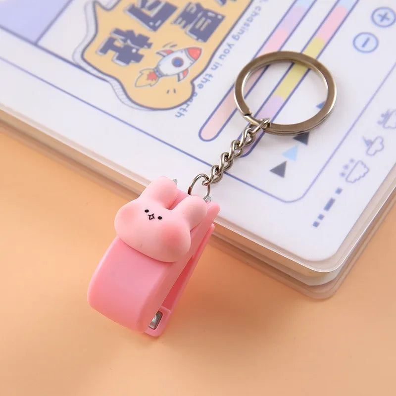 Cute Mini Stapler Portable Staple Students Paper Binder Stationery School Office Supplies kawaii Stapler Binding tools