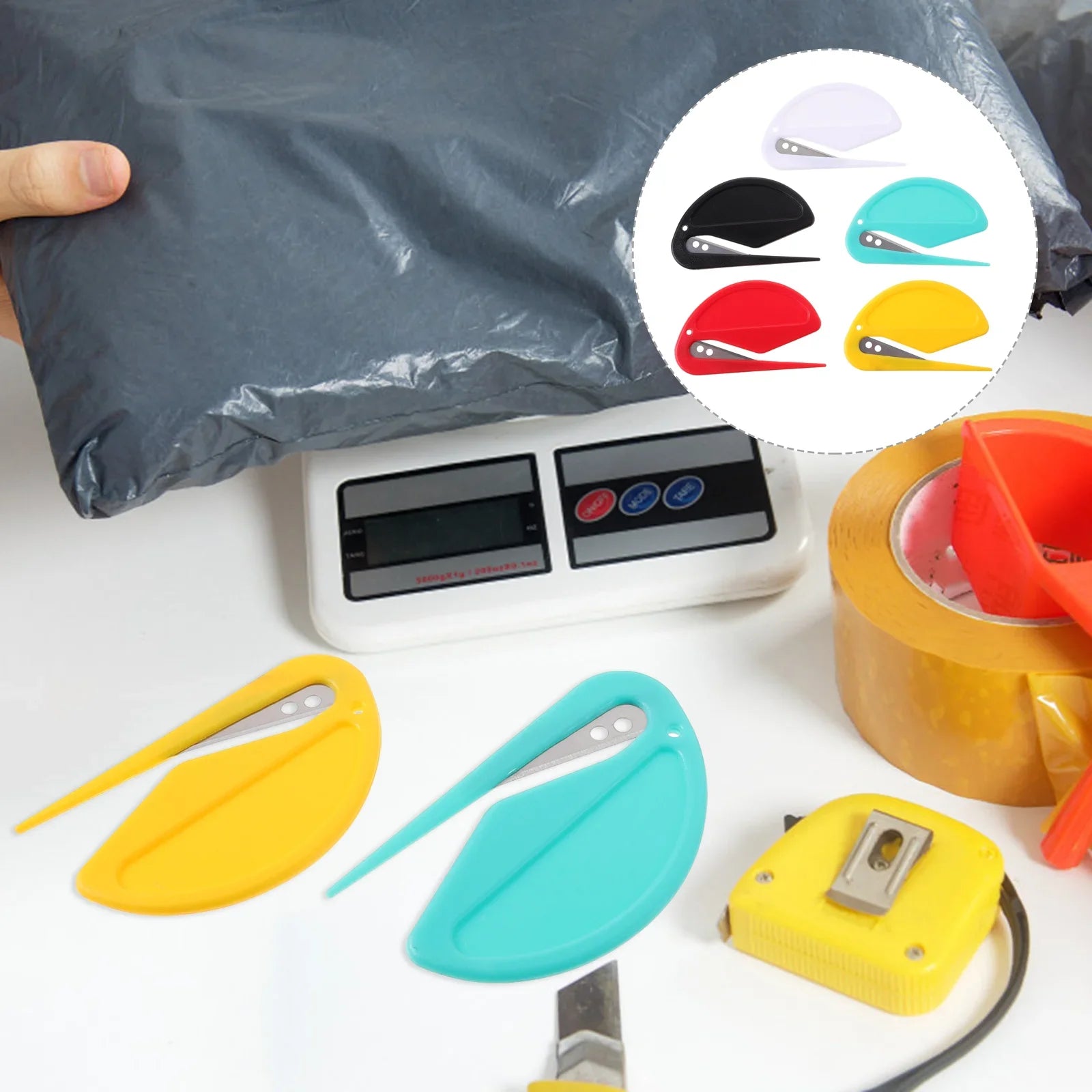 1PCS Plastic Sewing Tools Mini Portable Small Utility Knife Seam Ripper Pocket Sized Craft Cutter Letter Opener Paper
