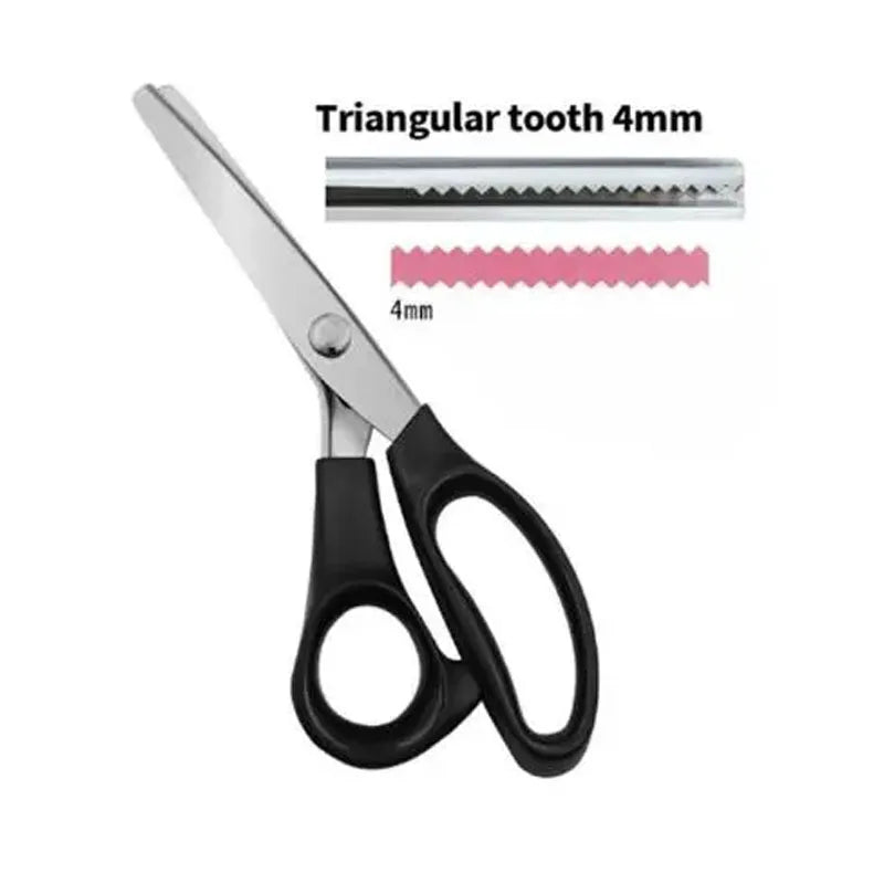 Tailor Scissors Pinking Shears Zig Zag Sewing Cut Serrated Lace Scissors Sewing Accessories Fabric Scissors DIY Sewing Tool