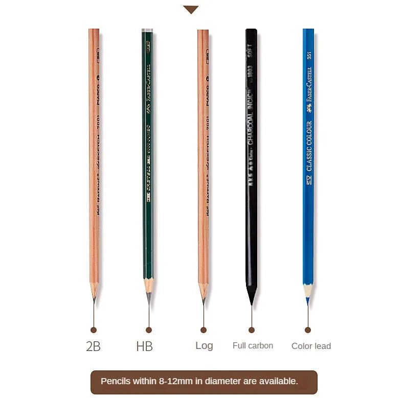 Double Hole and One Hole Pencil Sharpener Creative Transparent Pen Knife Kid Student Cutting Stationery School Supplies