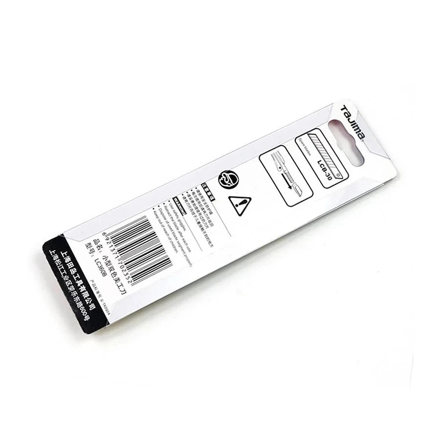 TAJIMA LC360B 9mm A-type Stainless Steel Blade Utility Knife Push Button Rubber Handle Rugged Cutting Tool
