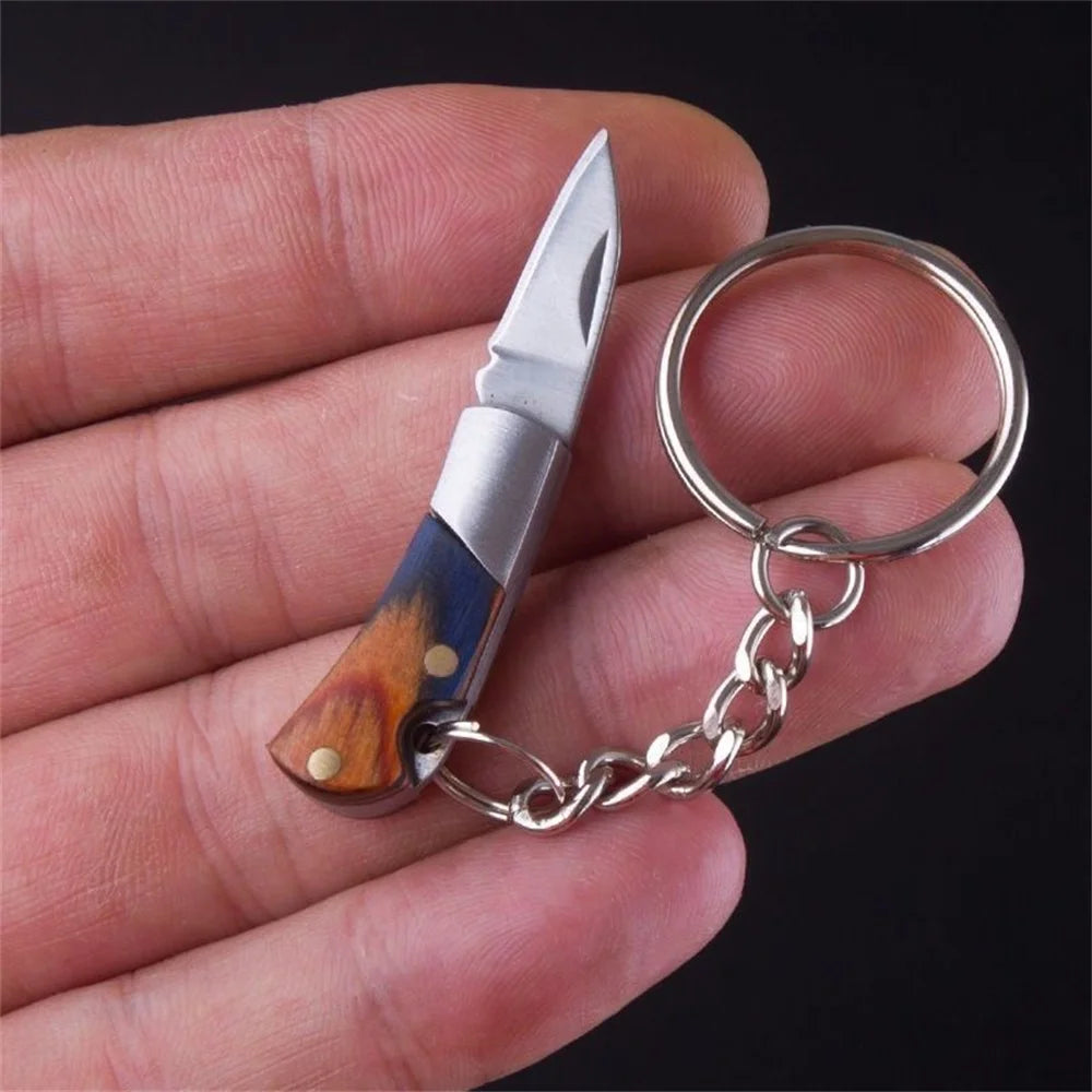 Unboxing Tool Pendant Stainless Steel Camping Pocket Knife Utility Knife Keyring Multi-Functional Mini Pocket Knife Keychain