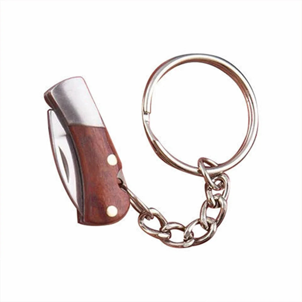 Unboxing Tool Pendant Stainless Steel Camping Pocket Knife Utility Knife Keyring Multi-Functional Mini Pocket Knife Keychain