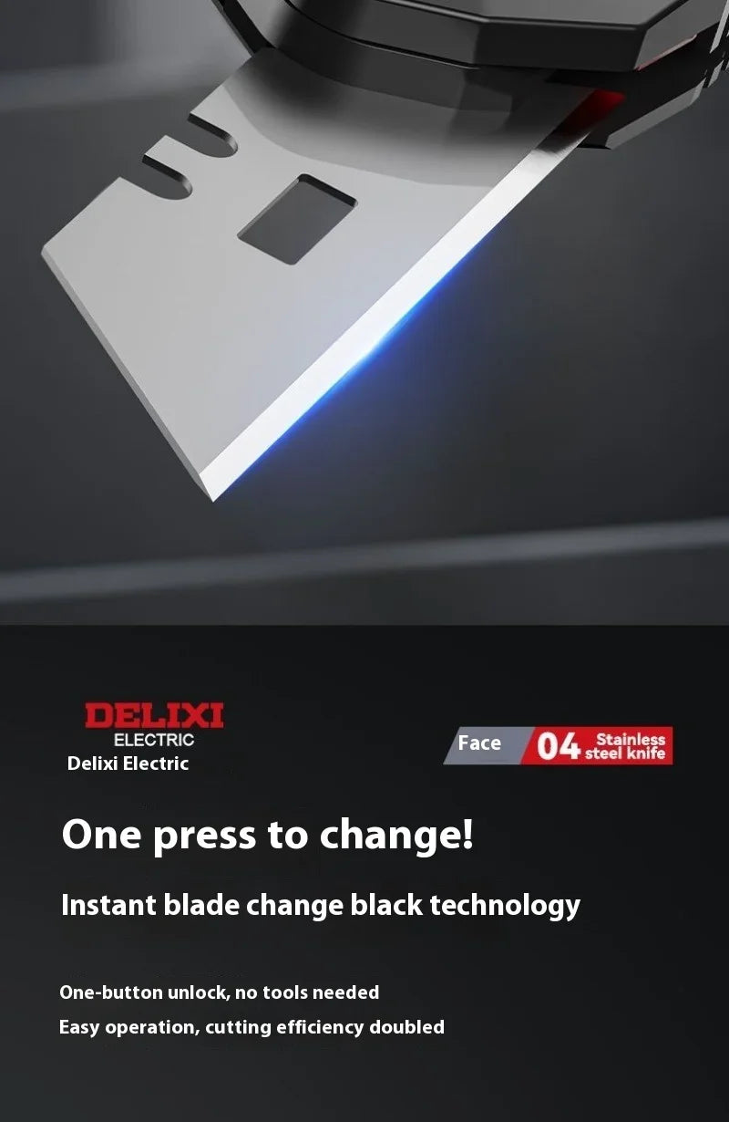 Xiaomi DELIXI Transforming Utility Knife Crafts Supplies Office Gadgets Multifunction Sharp Paper Cutting Stationery Supplies