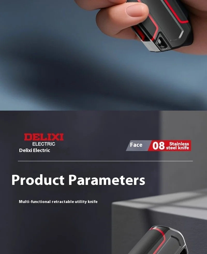 Xiaomi DELIXI Transforming Utility Knife Crafts Supplies Office Gadgets Multifunction Sharp Paper Cutting Stationery Supplies